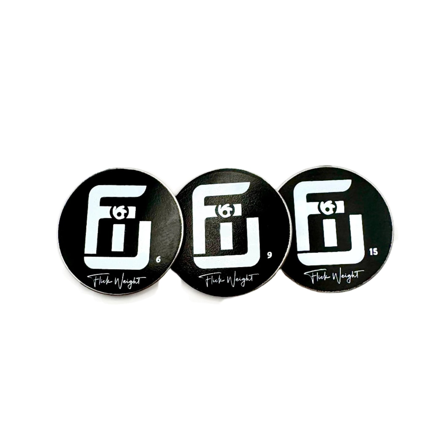 tungsten Pro Line flick weights Light Pack with 6g 9g 15g weights