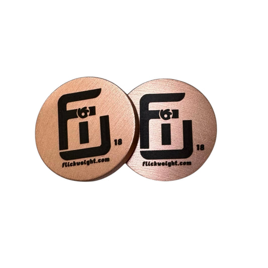 18 gram flick weight pack of two Flick weights for pickleball paddles