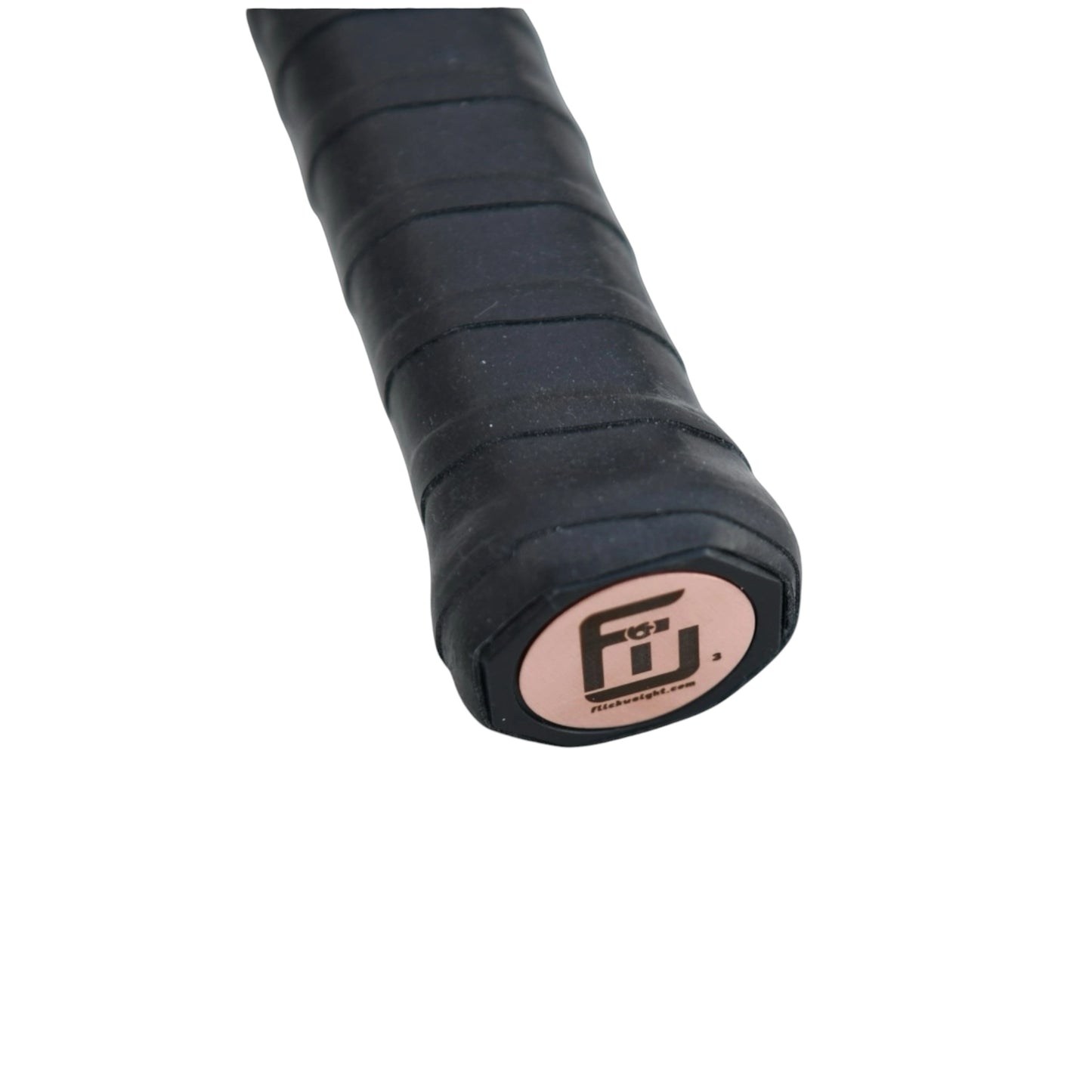 Our 3 gram flick weight on pickleball paddle handle