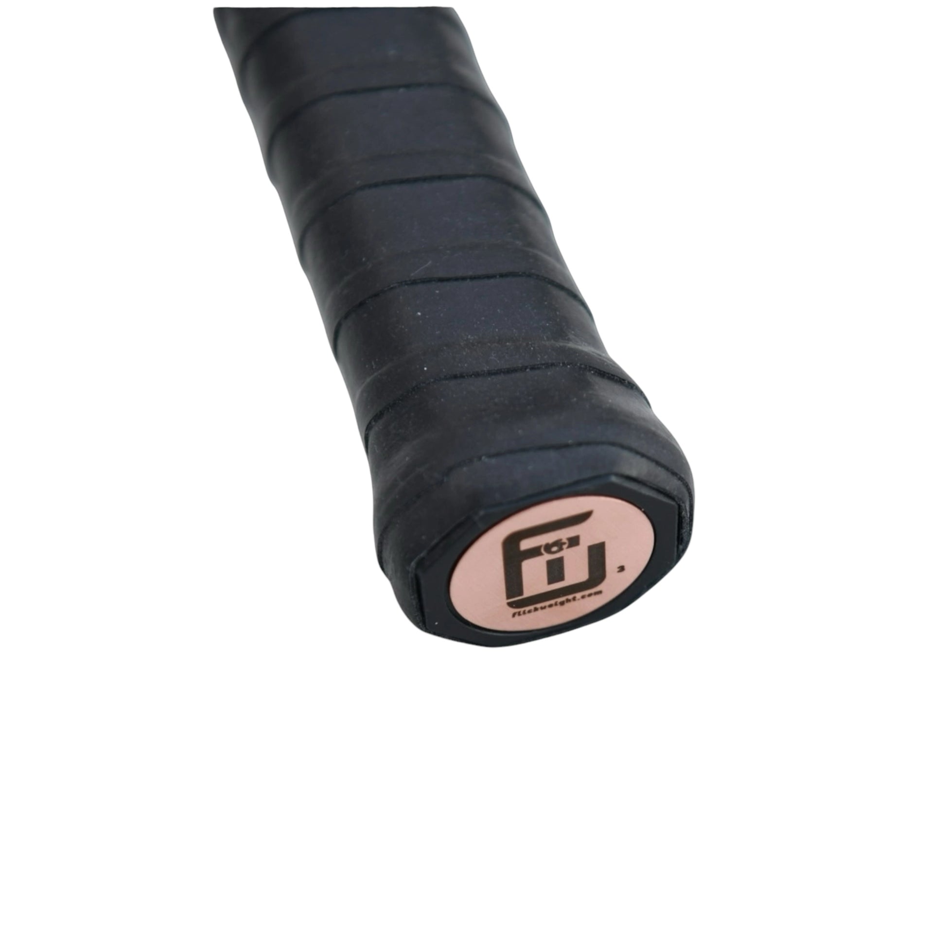 Our 3 gram flick weight on pickleball paddle handle