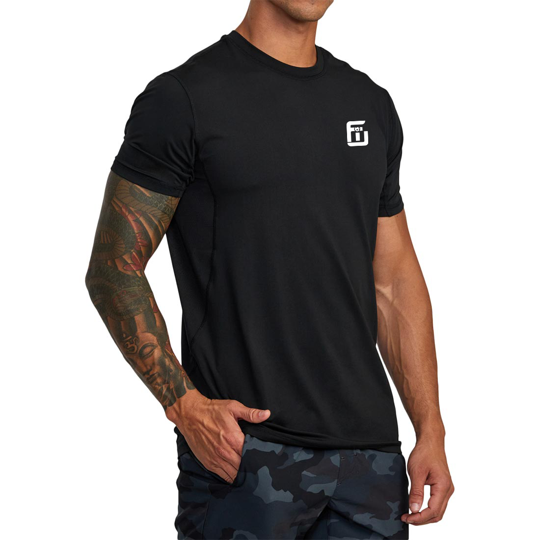 casual flick weight performance tee