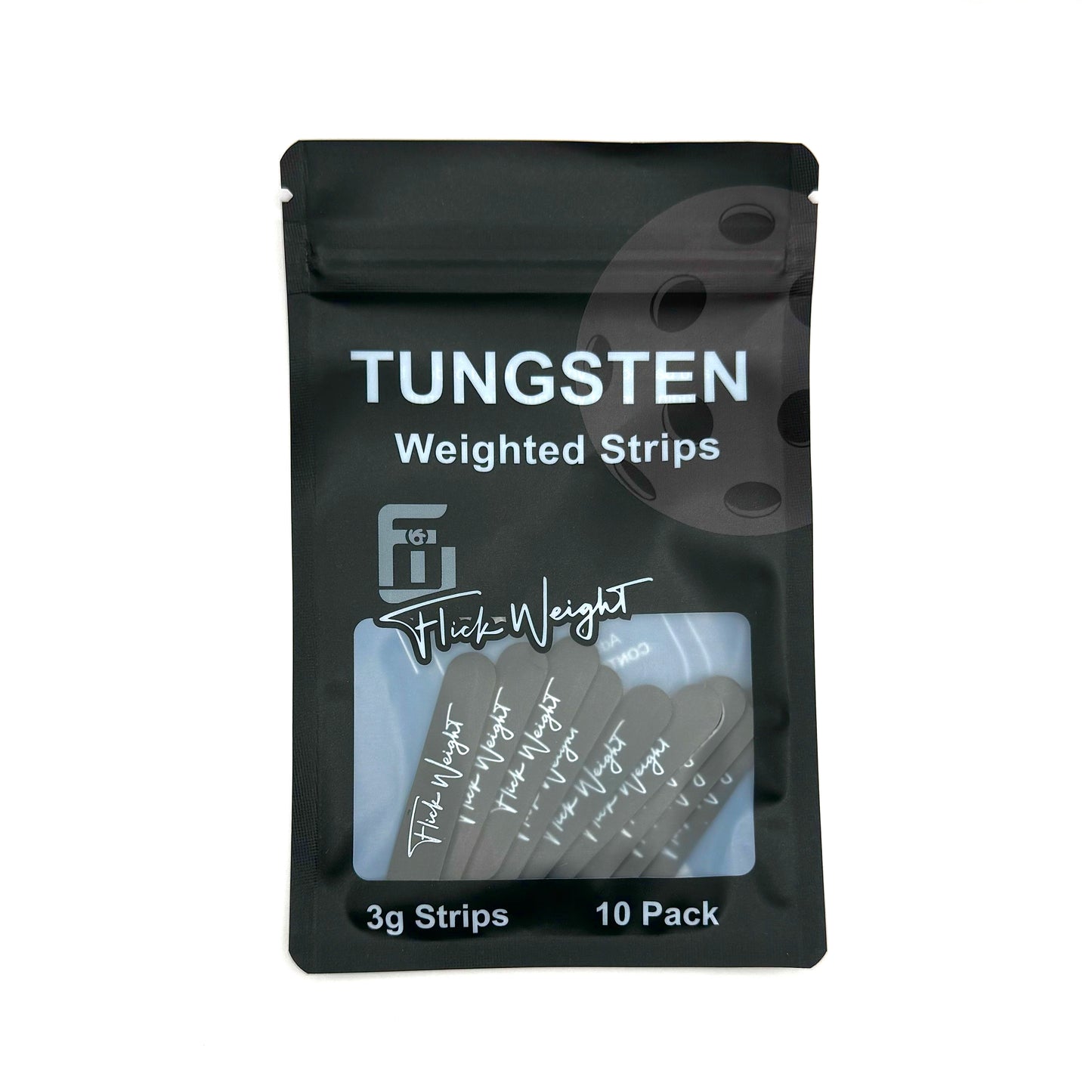 Flick Weight 3g 10-Tungsten Strips in a package