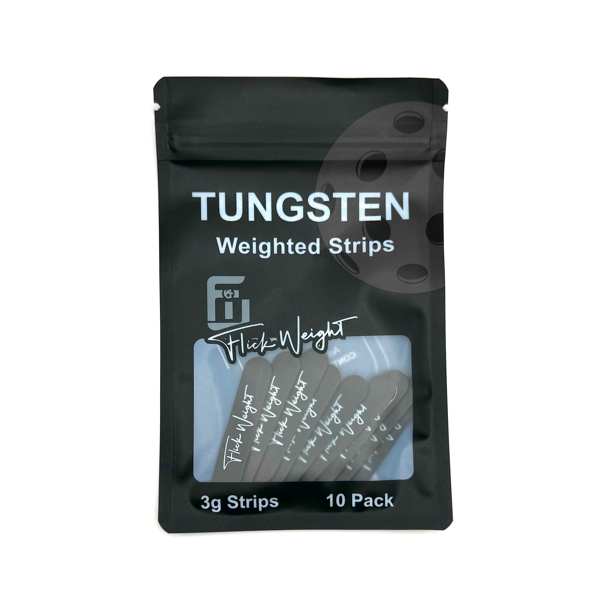 Flick Weight 3g 10-Tungsten Strips in a package
