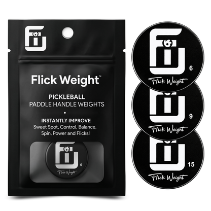 Flick Weight Light Pack of Tungsten pickleball paddle weights