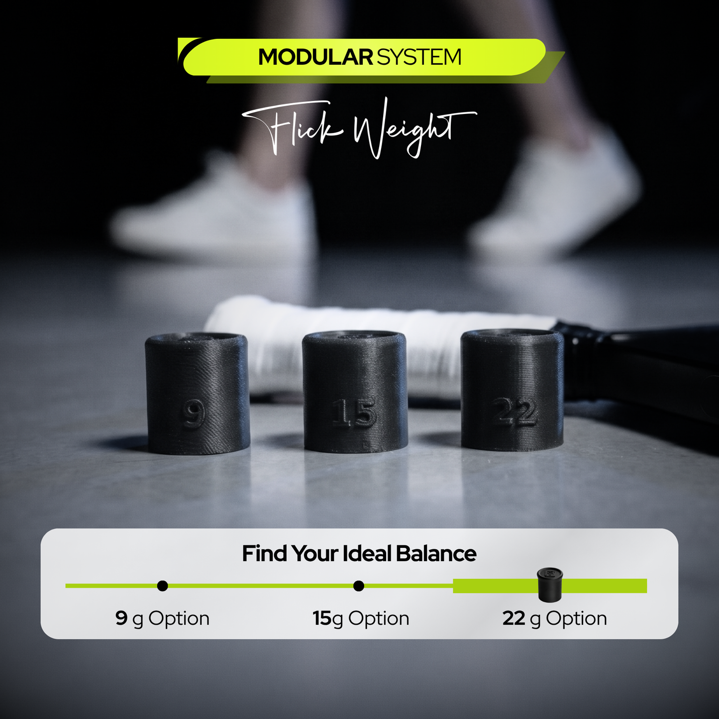 Flick Weight Reflex Line - Tungsten End Cap Covers