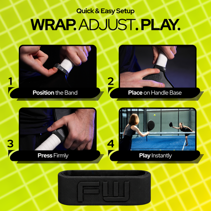Flick Weight Reflex bands for easy Pickleball Paddle Tungsten Weighting systems