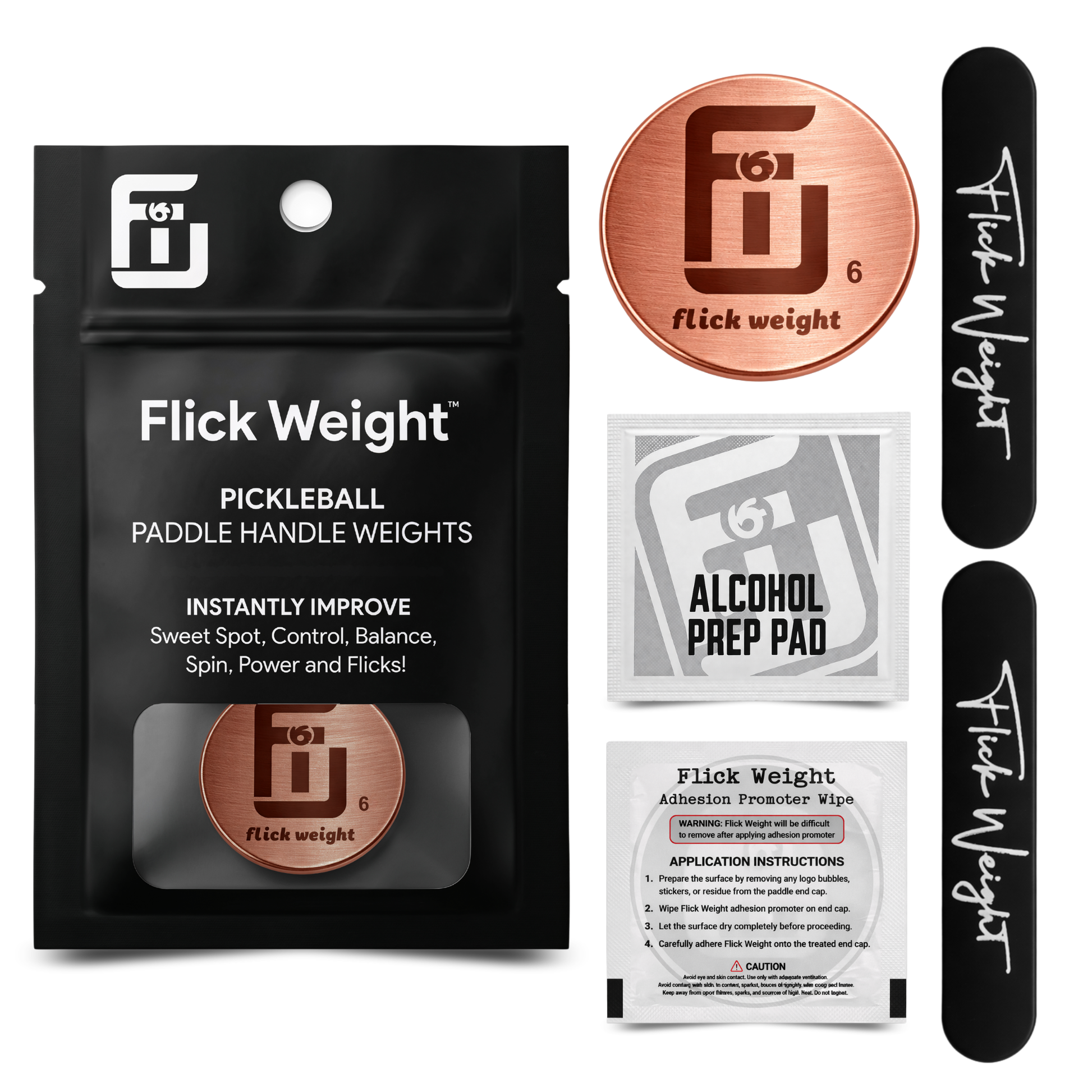 Flick Weight Starter pack package contents