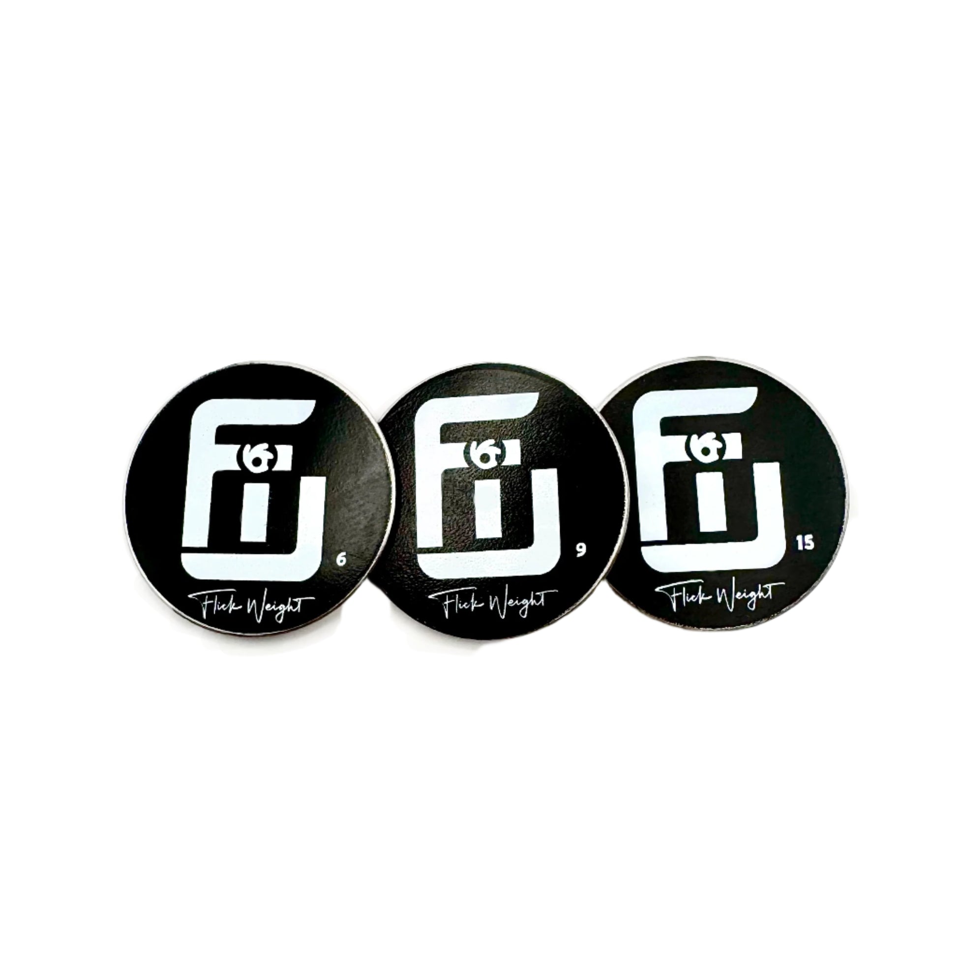 tungsten Pro Line flick weights Light Pack with 6g 9g 15g weights