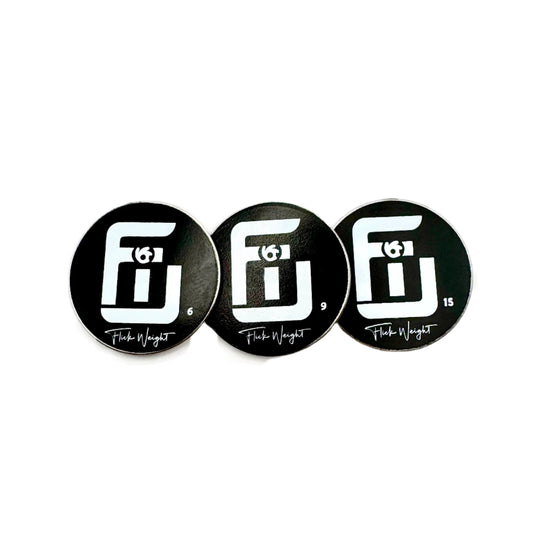 tungsten Pro Line flick weights Light Pack with 6g 9g 15g weights